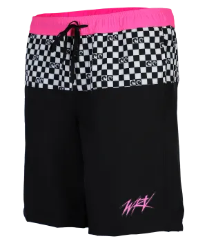 Checker Panel Volley Shorts
