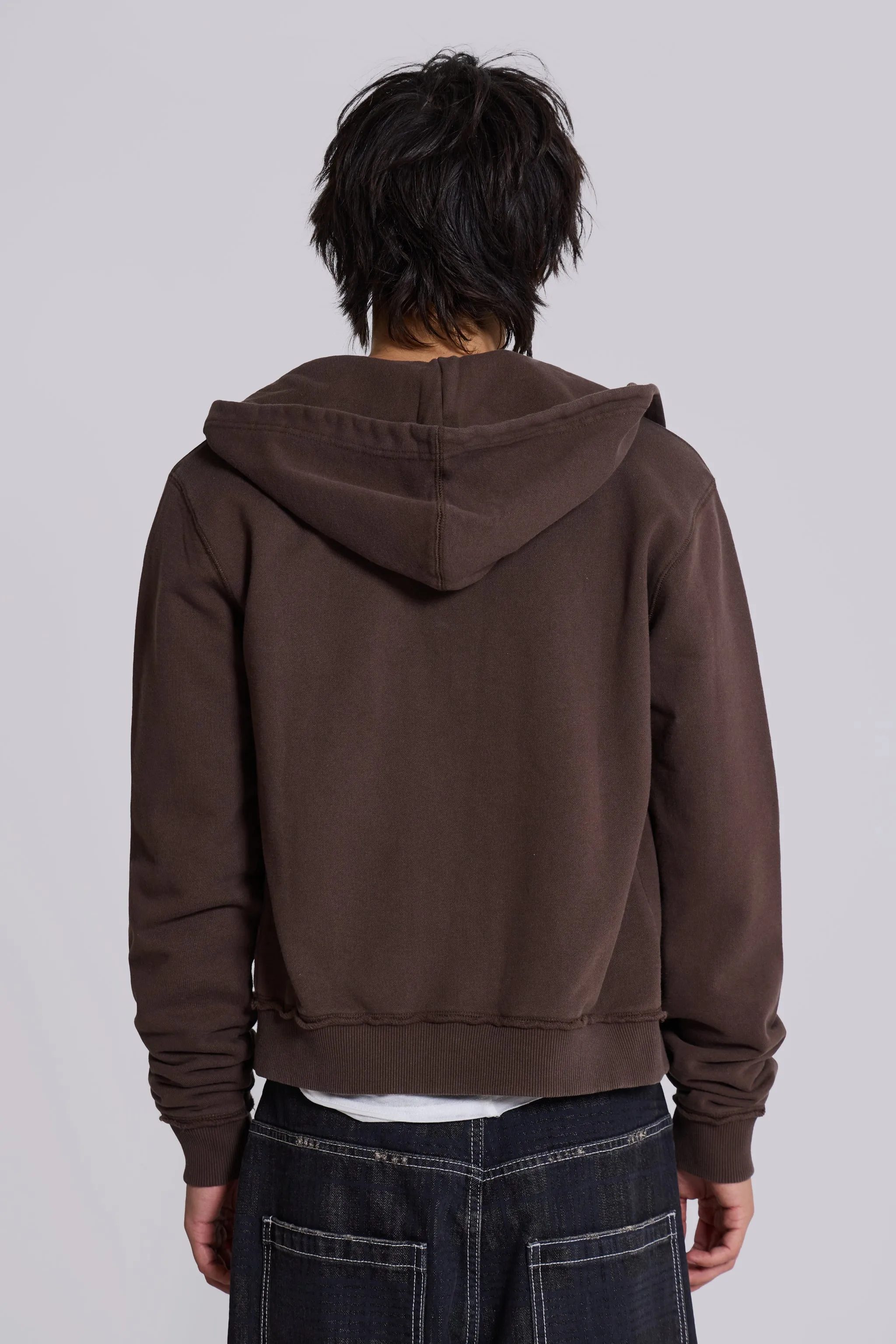 Chocolate Brown Mini Monster Hoodie