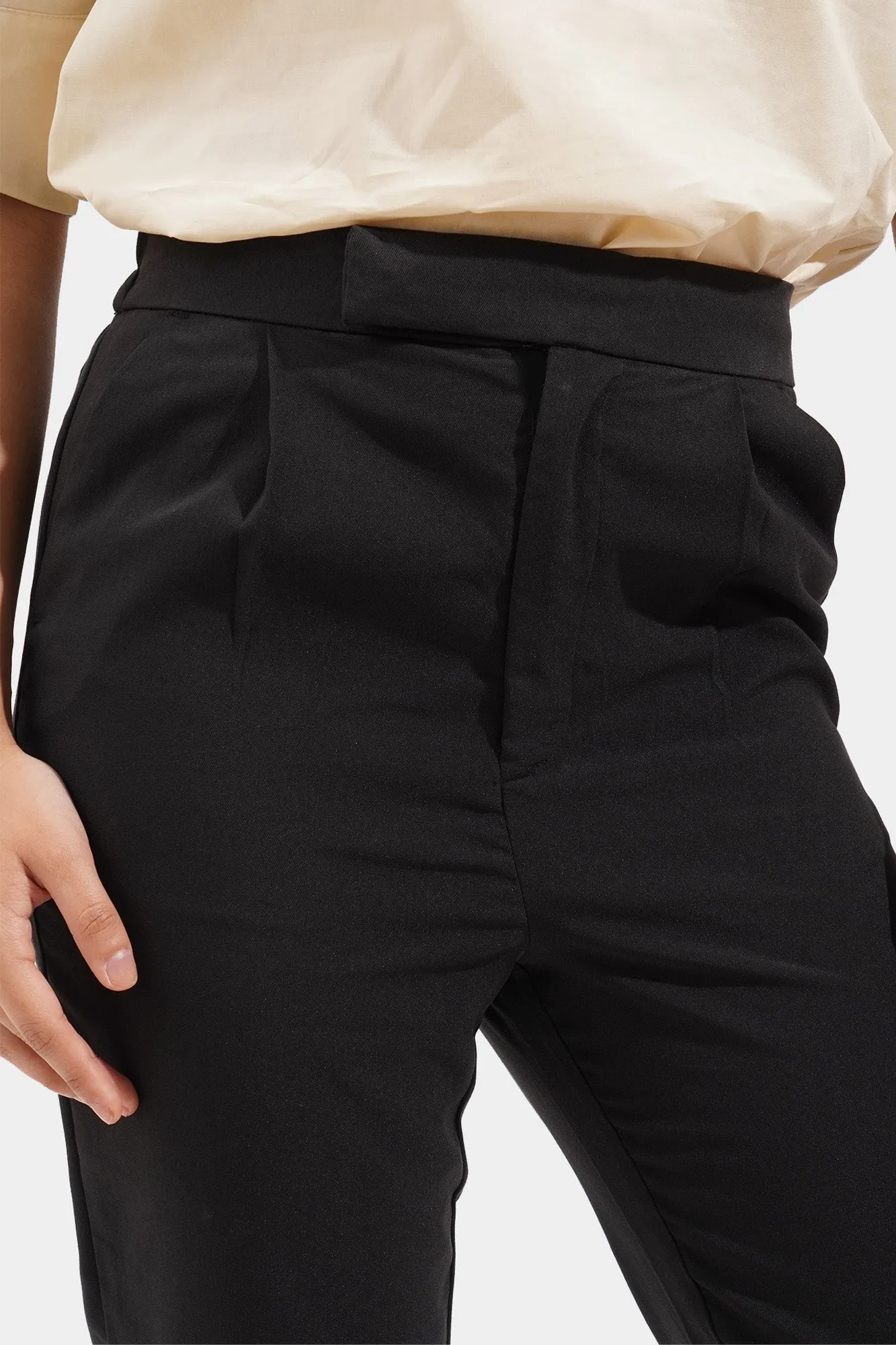 Closet Staples Slim Fit Pleated Trousers