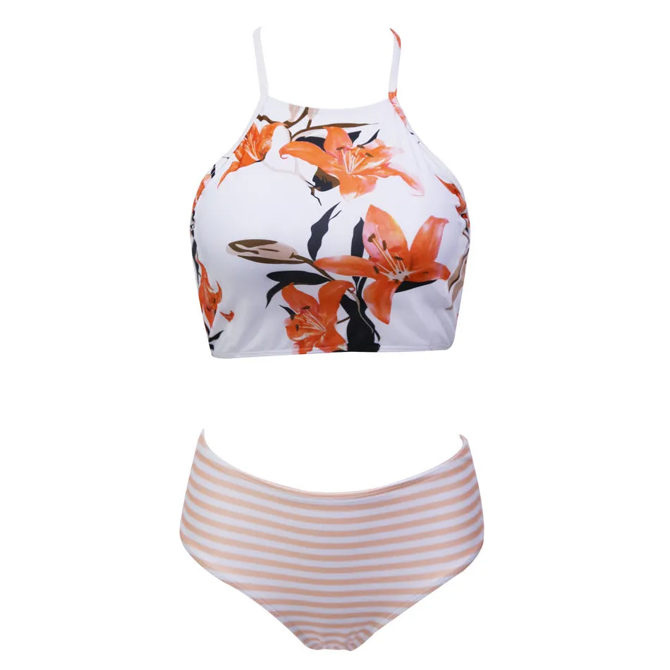Colette Tiger Lily High Waist Bikini