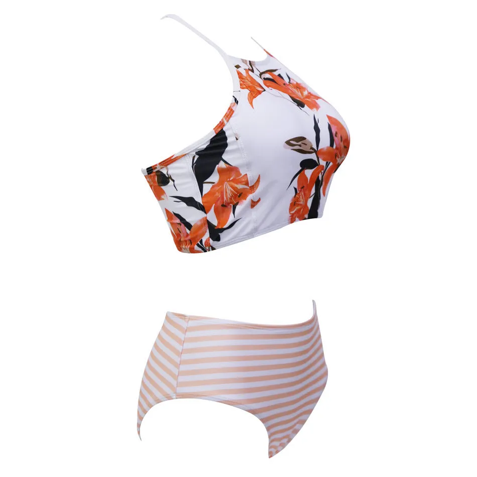 Colette Tiger Lily High Waist Bikini