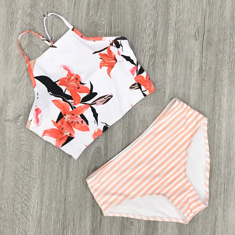 Colette Tiger Lily High Waist Bikini