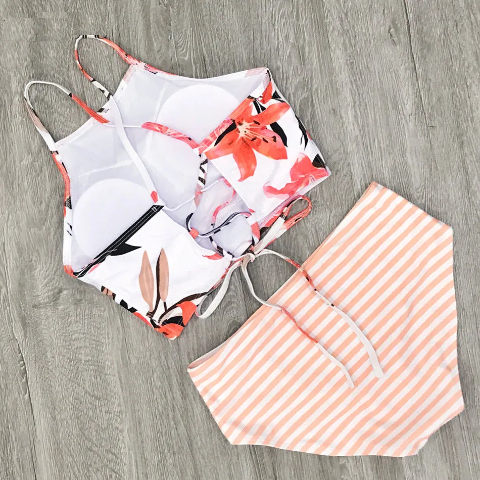 Colette Tiger Lily High Waist Bikini