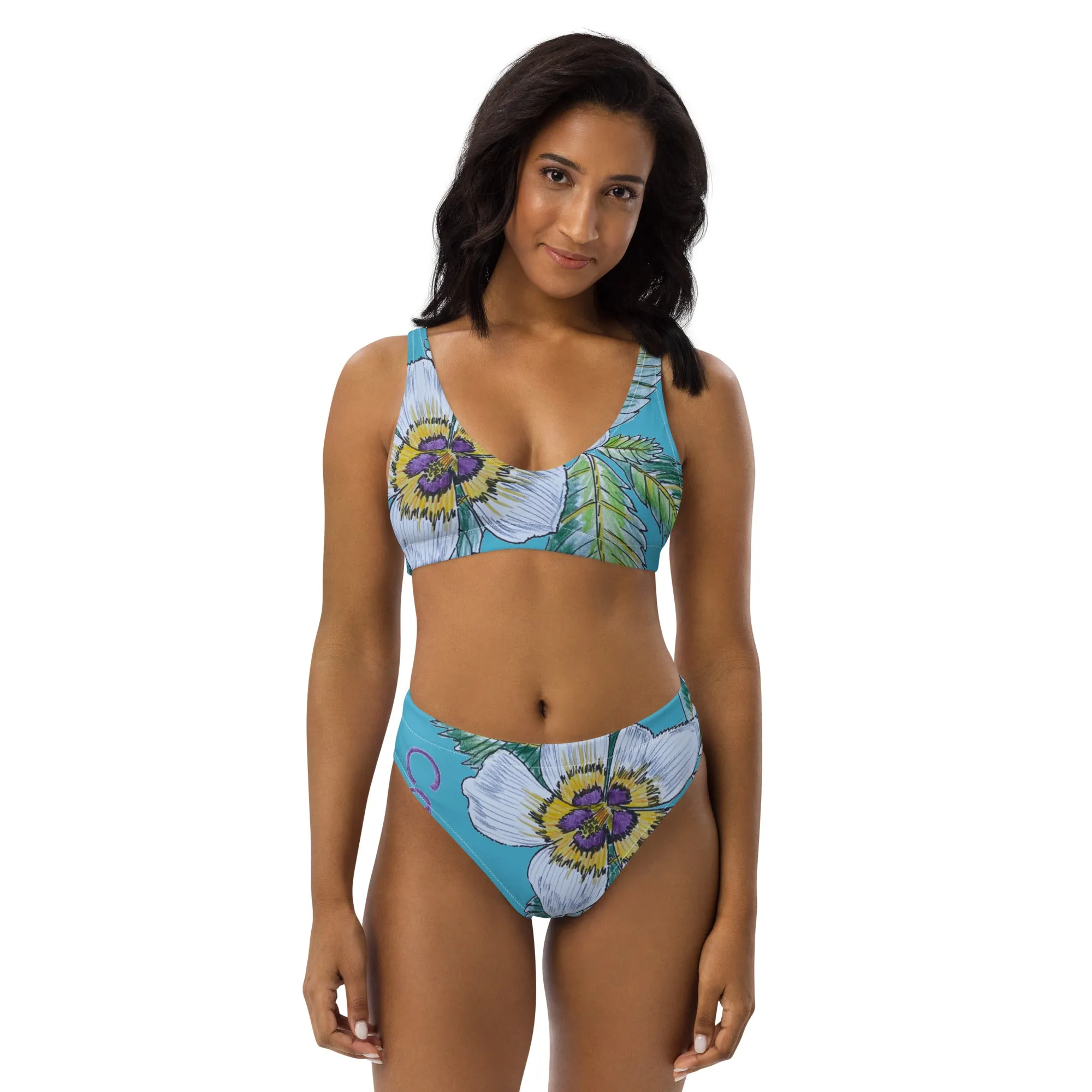 Costa Rica - Hibiscus Surfwear - Recycled high-waisted bikini