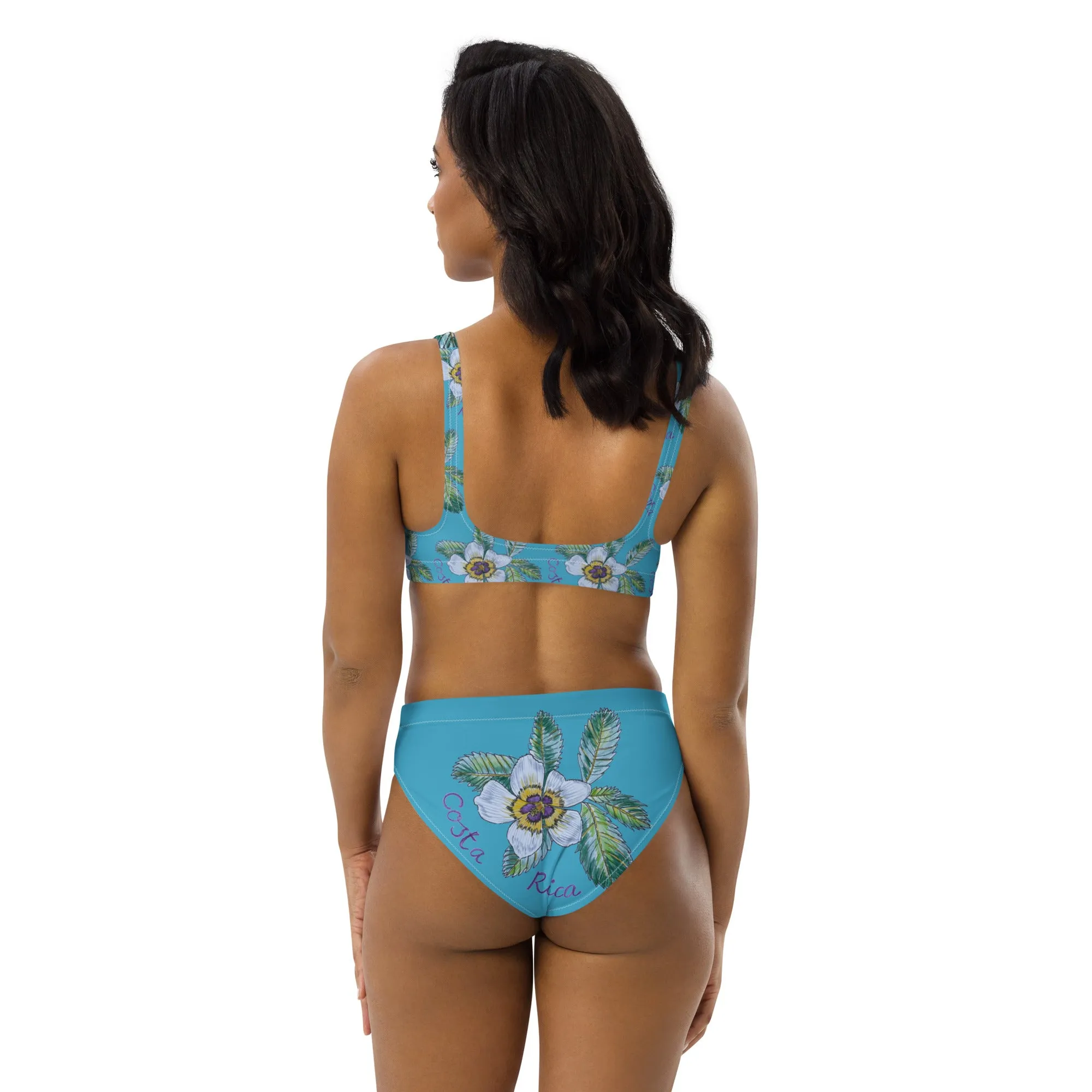 Costa Rica - Hibiscus Surfwear - Recycled high-waisted bikini