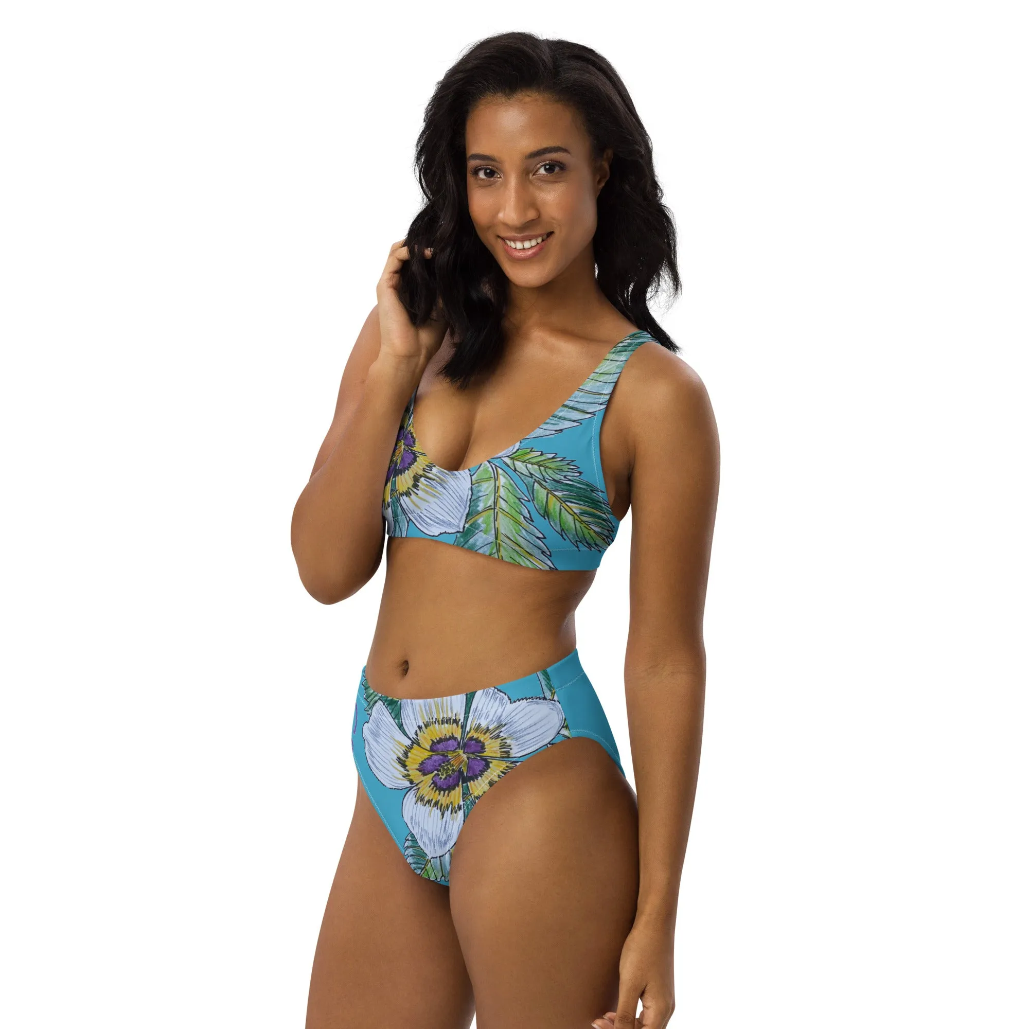 Costa Rica - Hibiscus Surfwear - Recycled high-waisted bikini