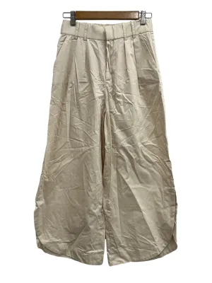 Cream Balloon Pleated Trousers
