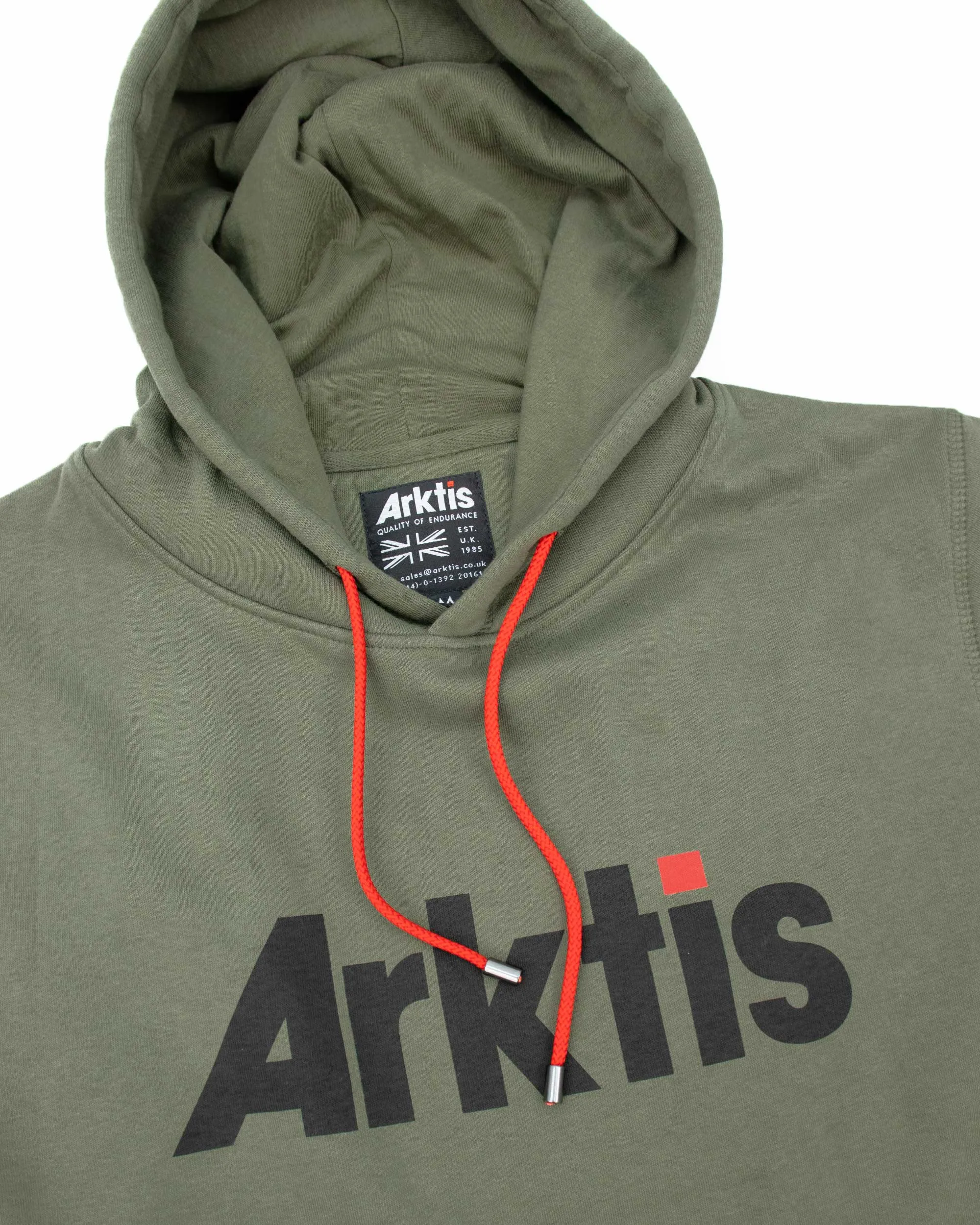 D010 - Original Logo Hoodie - Olive Green