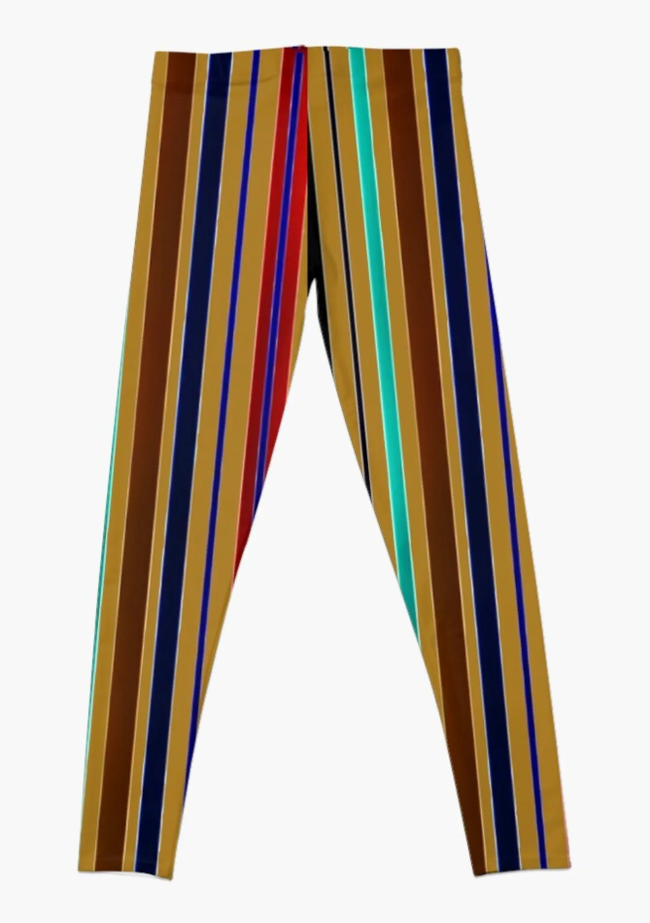 Designer Leggings - Dark Stripe