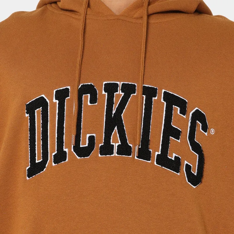 DICKIES2021 –Woodward Hoodie POP OVER HOODY – Brown Duck