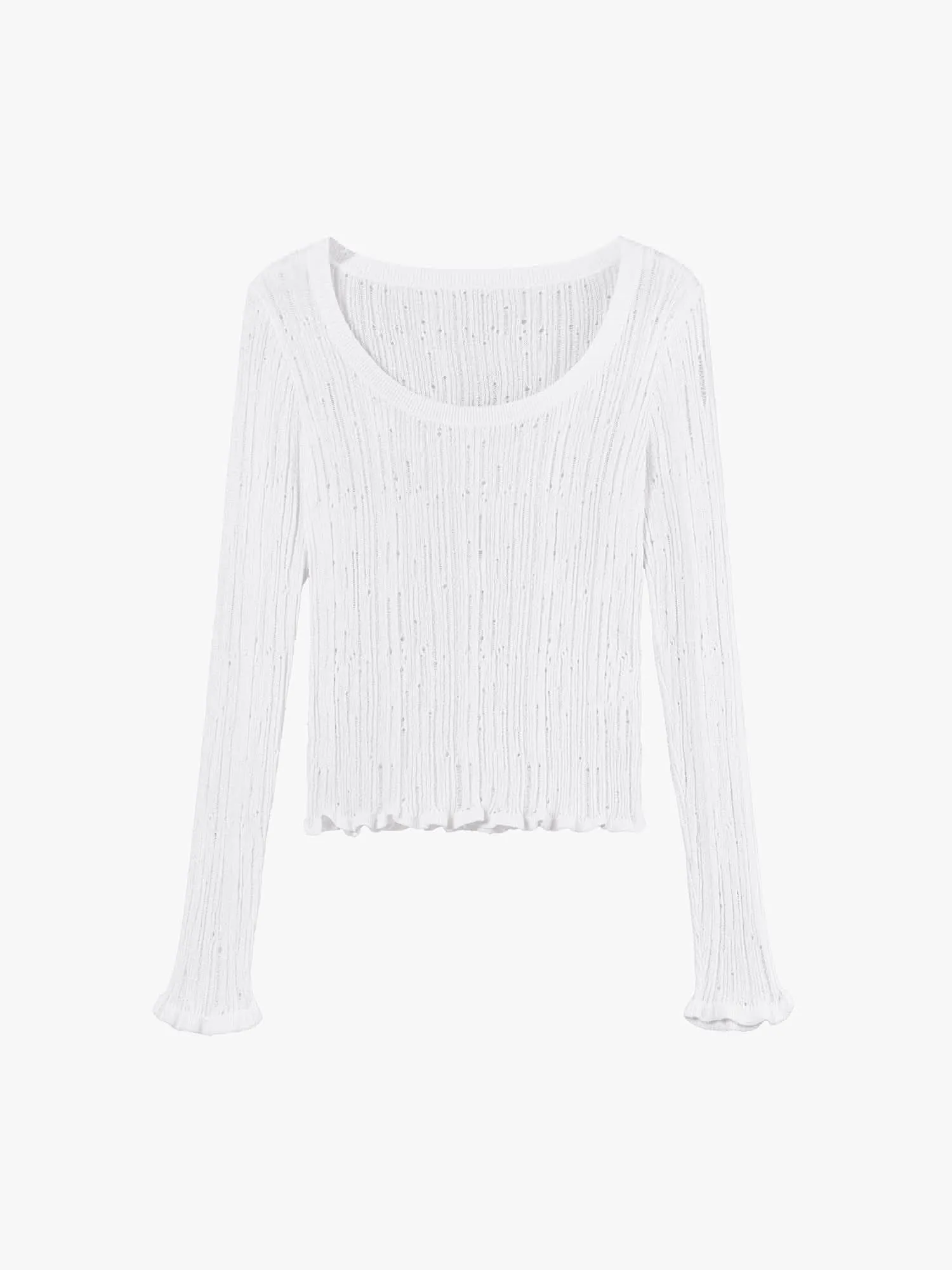 Distressed Knit Sweater