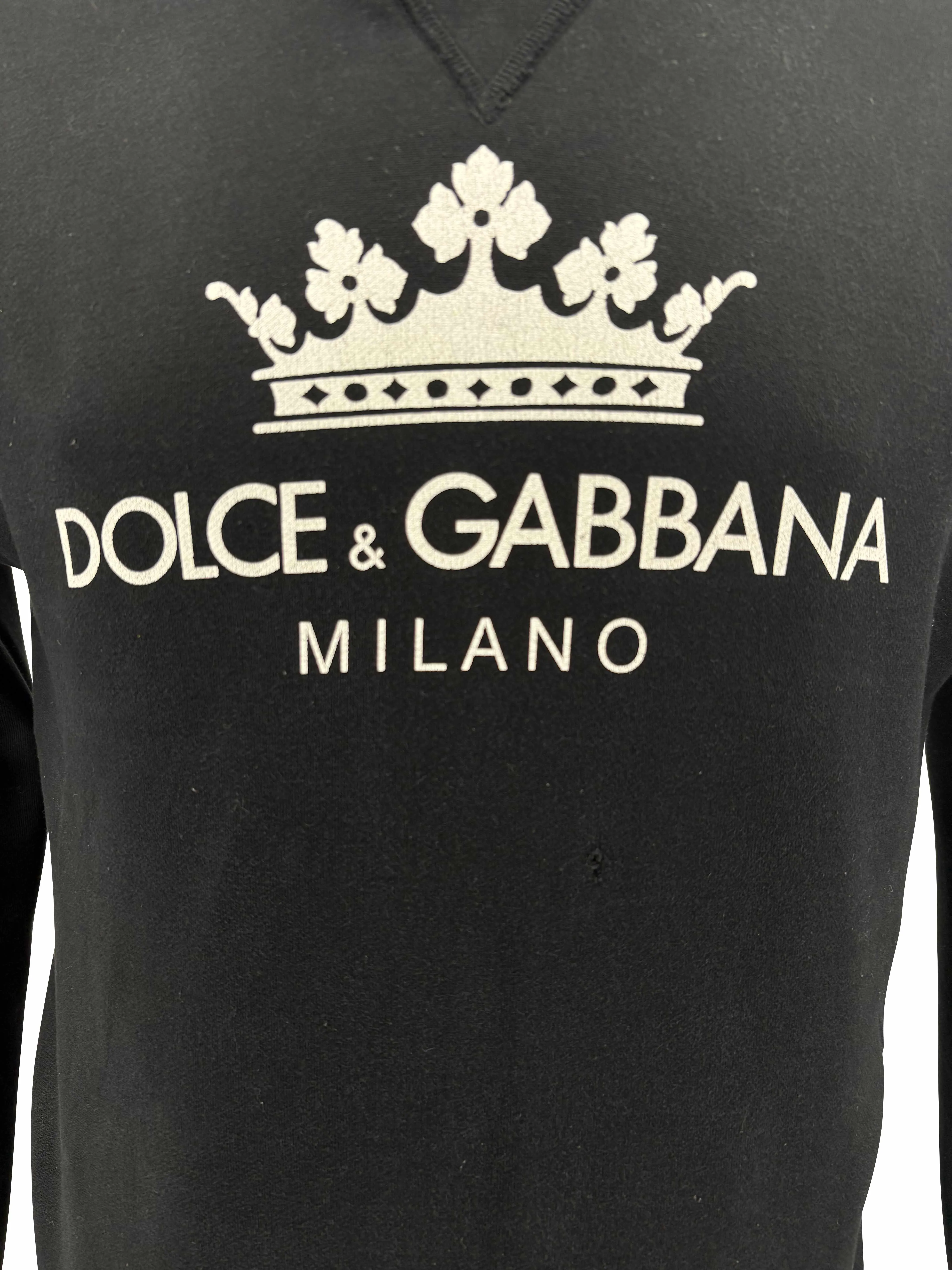Dolce & Gabbana Milano Crown hoodie - Black