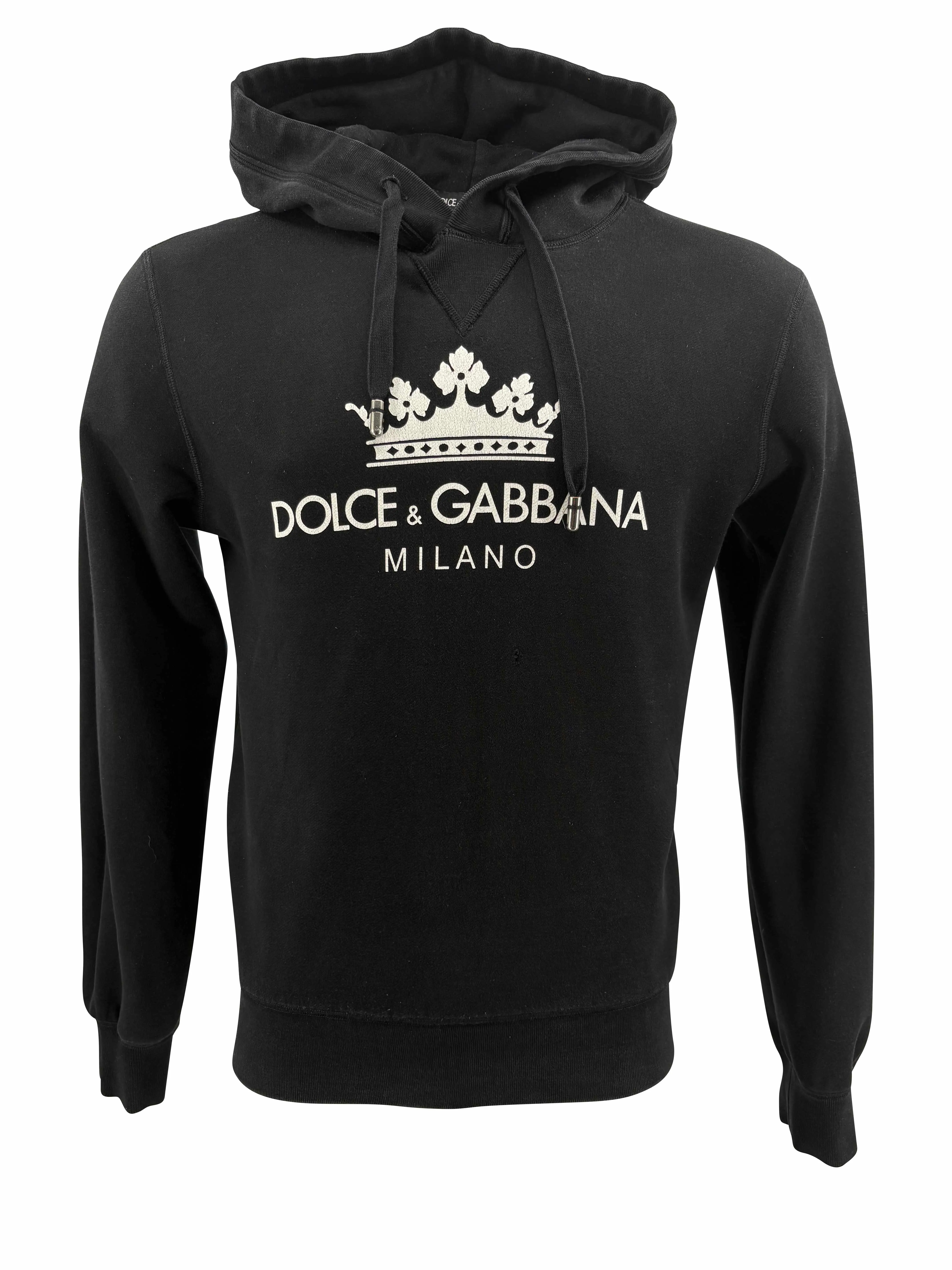 Dolce & Gabbana Milano Crown hoodie - Black