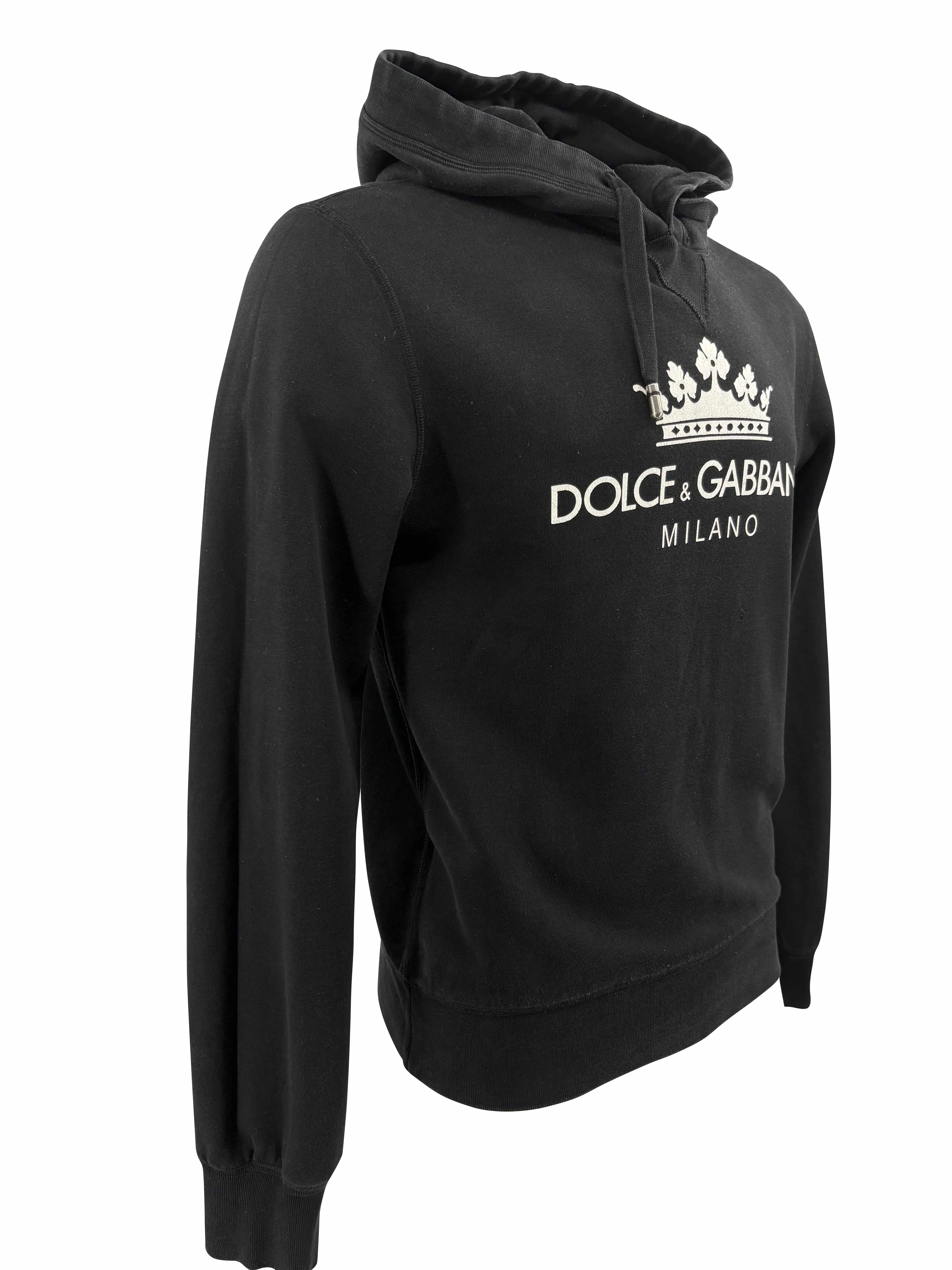 Dolce & Gabbana Milano Crown hoodie - Black