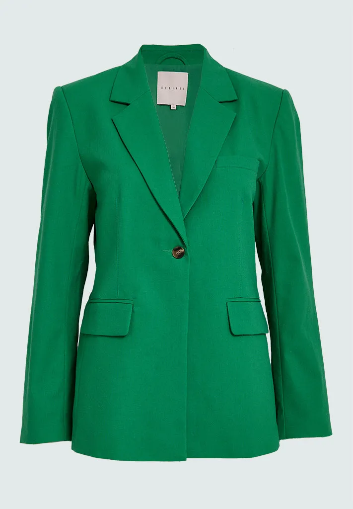 DSEmily Linen Blazer - Ming Green