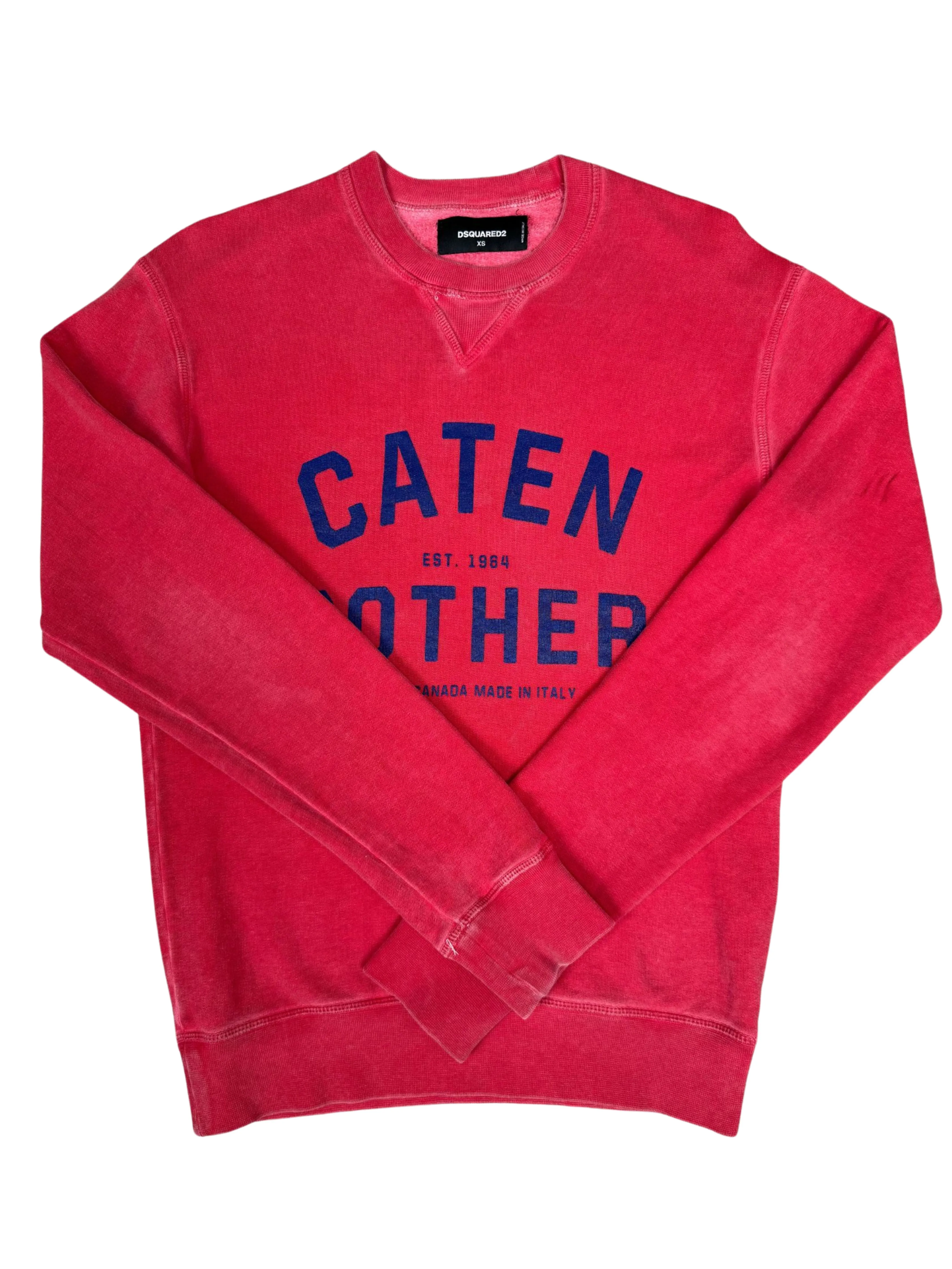 Dsquared2 Caten Brothers Logo Sweatshirt - Red