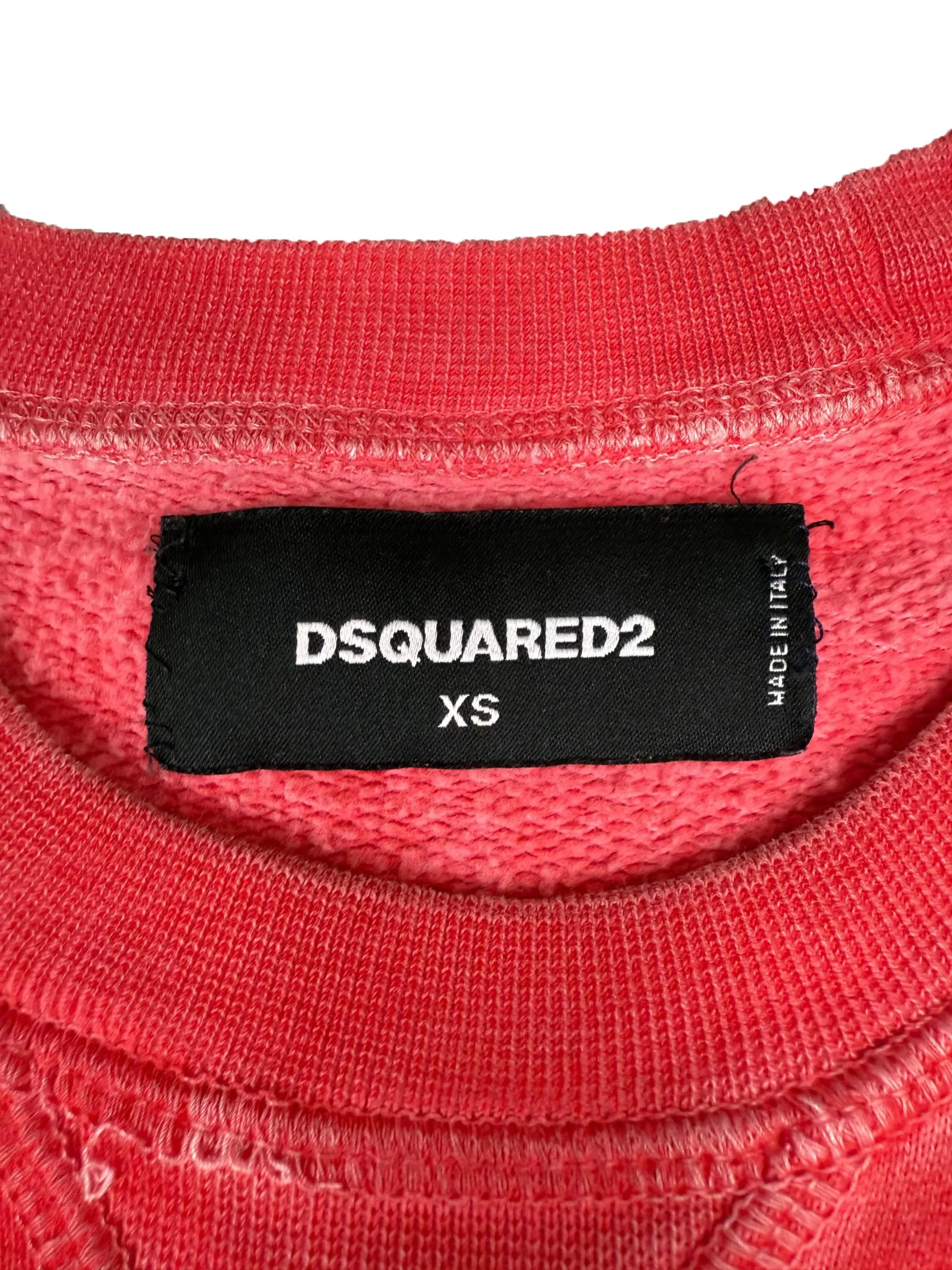 Dsquared2 Caten Brothers Logo Sweatshirt - Red