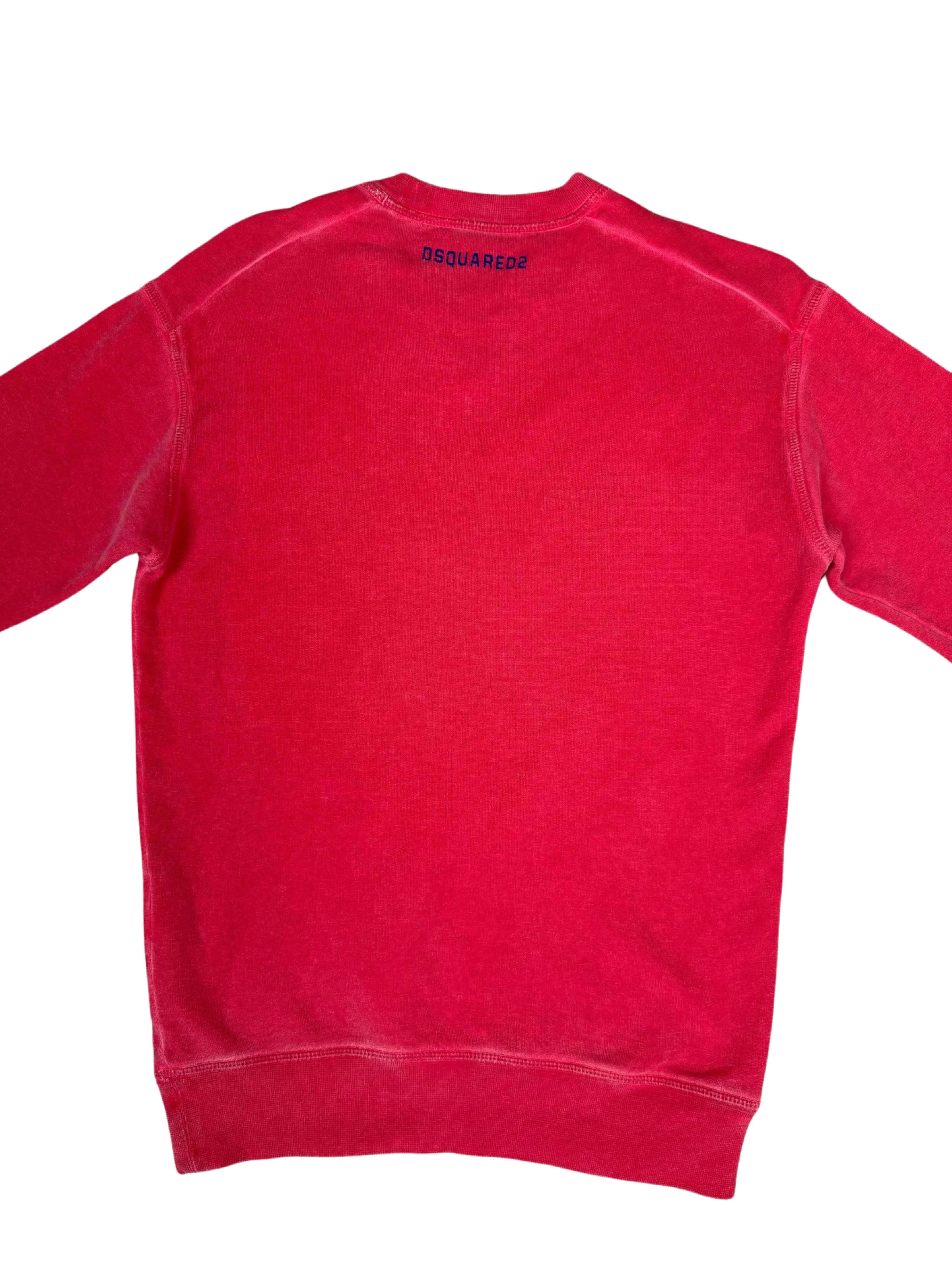 Dsquared2 Caten Brothers Logo Sweatshirt - Red