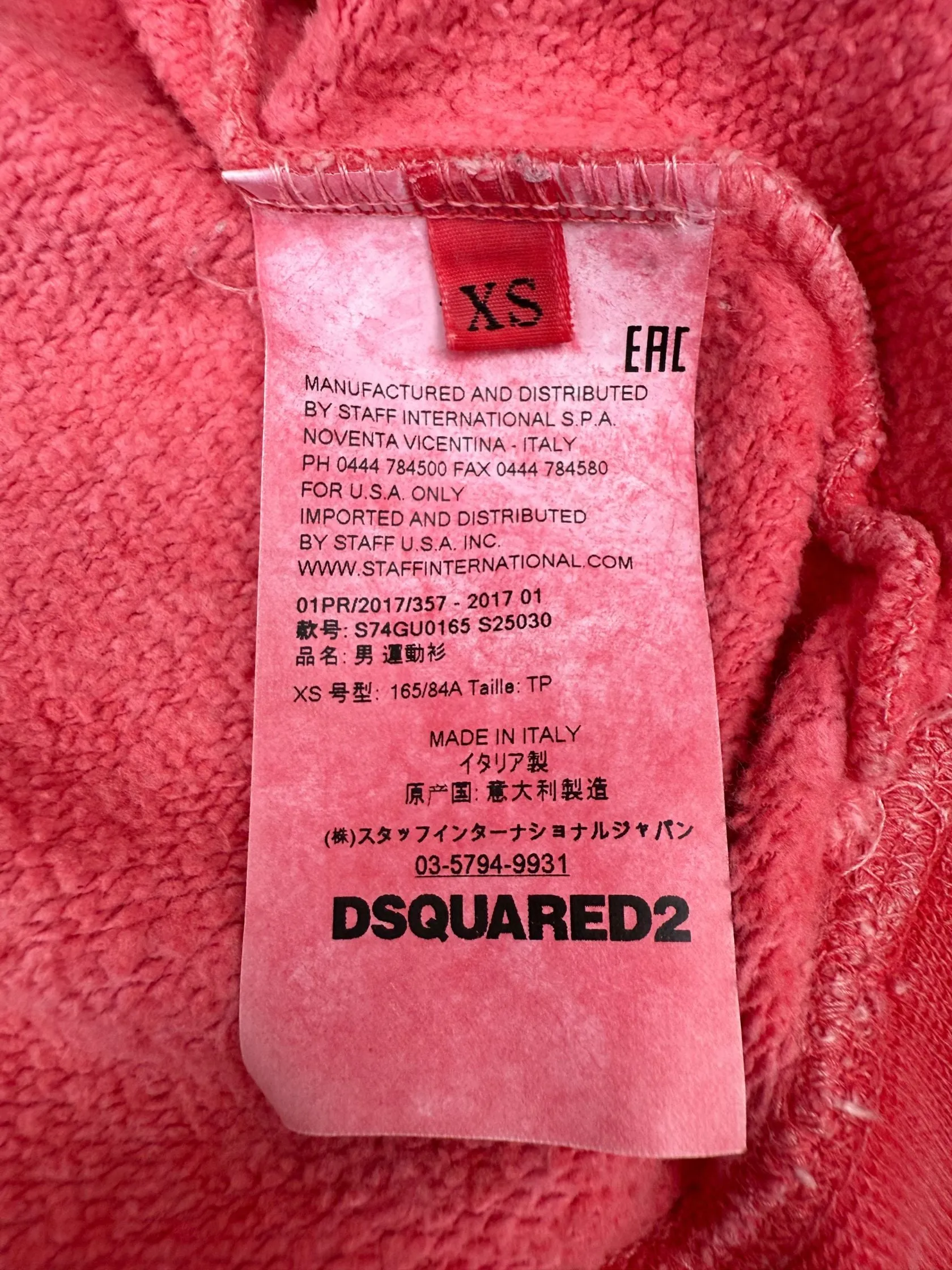 Dsquared2 Caten Brothers Logo Sweatshirt - Red