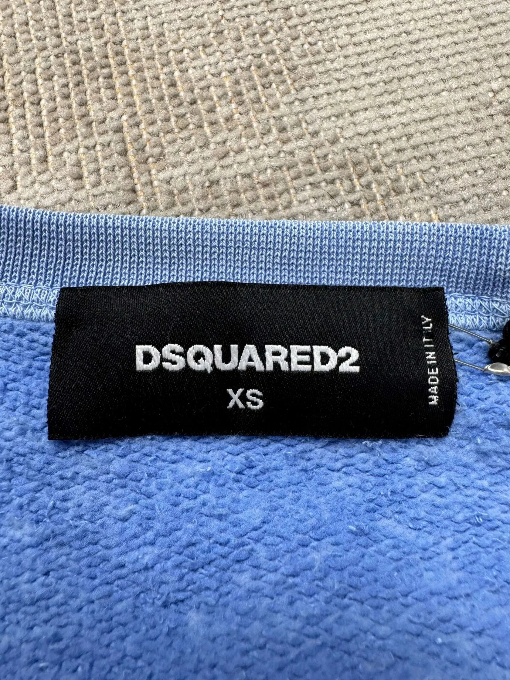 Dsquared2 Caten California Logo Sweatshirt - Baby Blue (Unused)