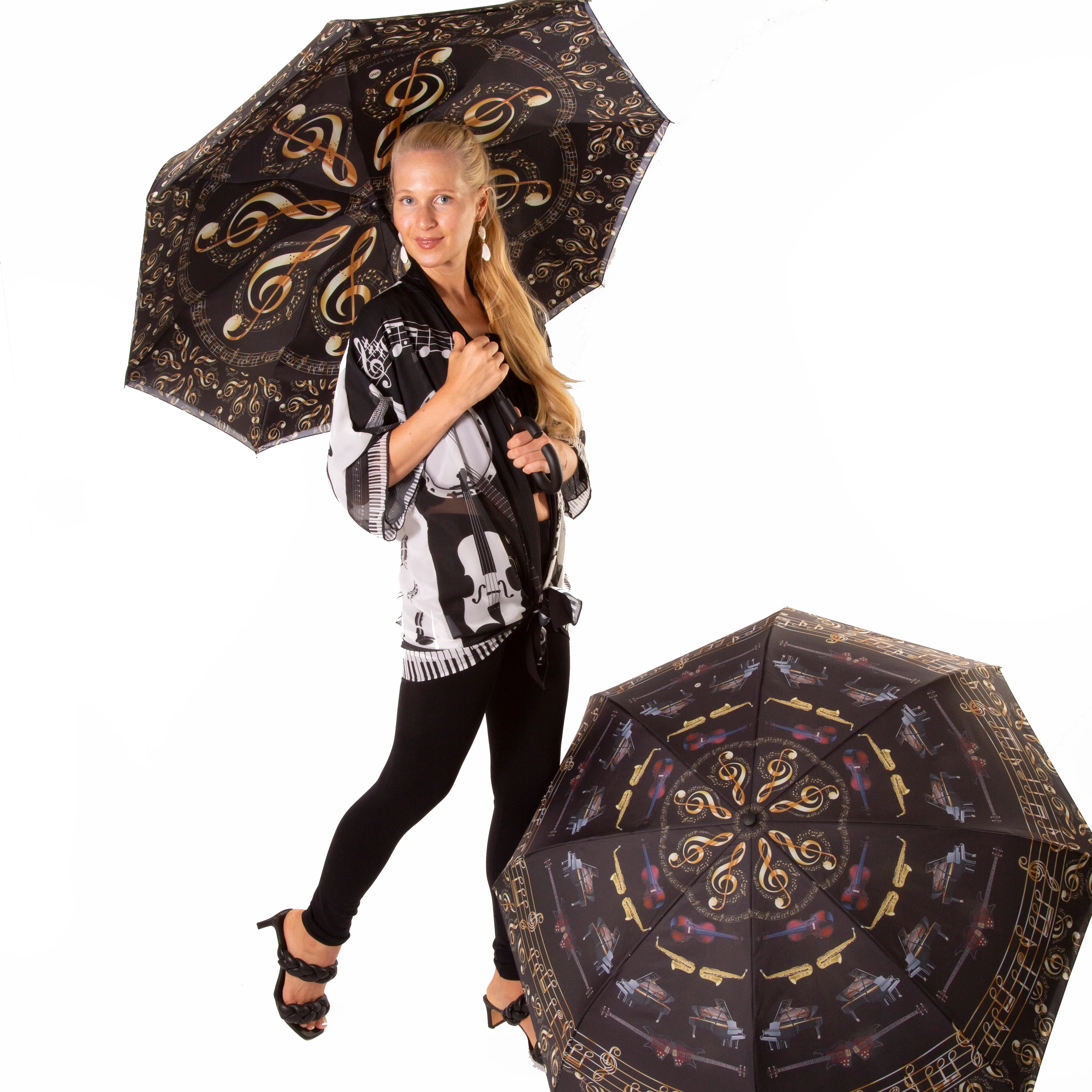 Ebony Music Reverse Umbrella