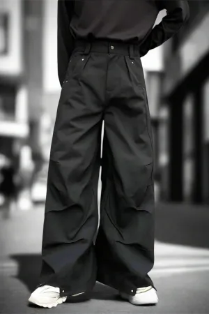 Eclipse Wide-Leg Pleated Trousers