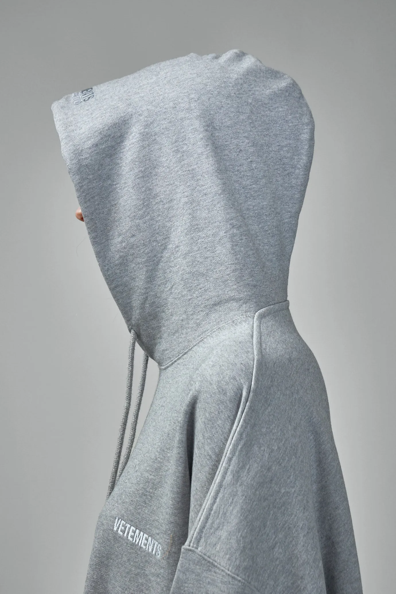 Embroidered Logo Maxi Hoodie