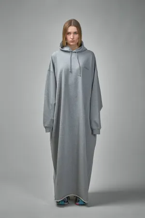 Embroidered Logo Maxi Hoodie