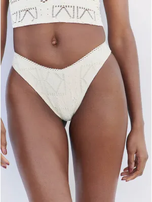 Enzo Patchwork Bottom in Angel Dust