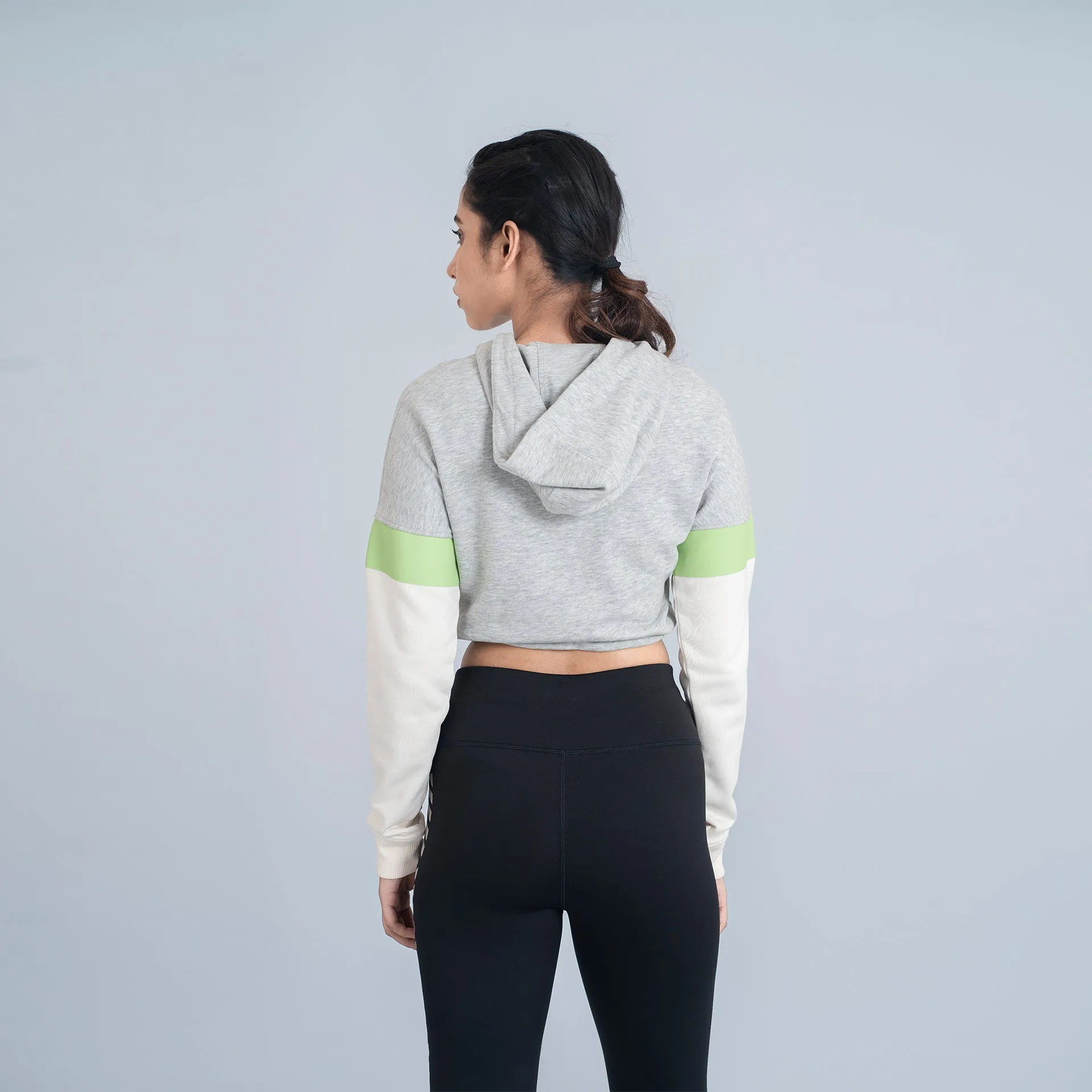 Evolution Cropped Hoodie