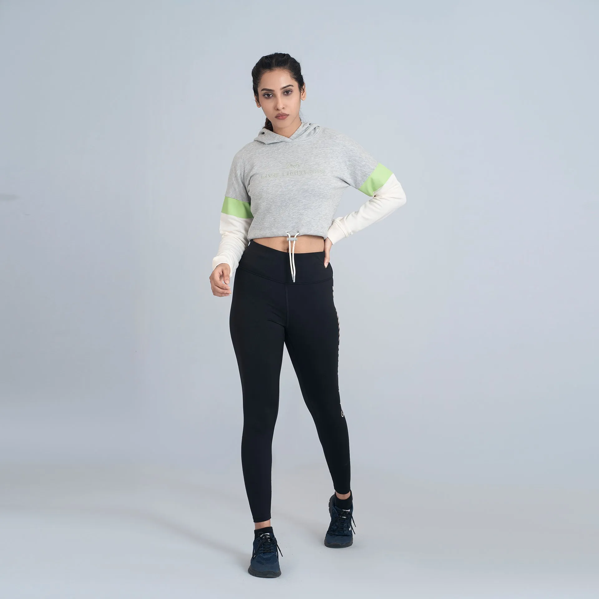 Evolution Cropped Hoodie