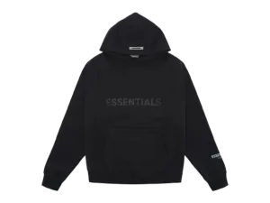 Fear of God Essentials Hoodie Aplique Logo 'Stretch Limo/Black'