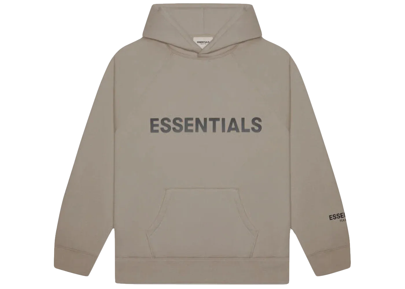 Fear of God Essentials Hoodie Aplique Logo 'Taupe'