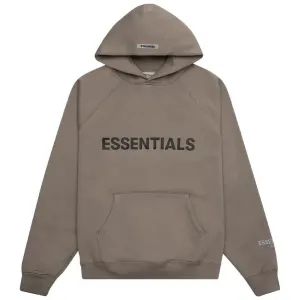 Fear of God Essentials Pullover Hoodie Applique Logo 'Taupe'