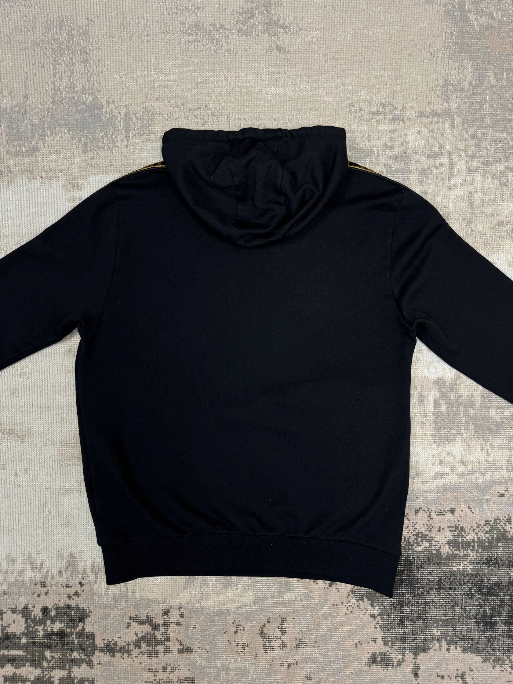 Fendi FF Logo Panel Hoodie - Black