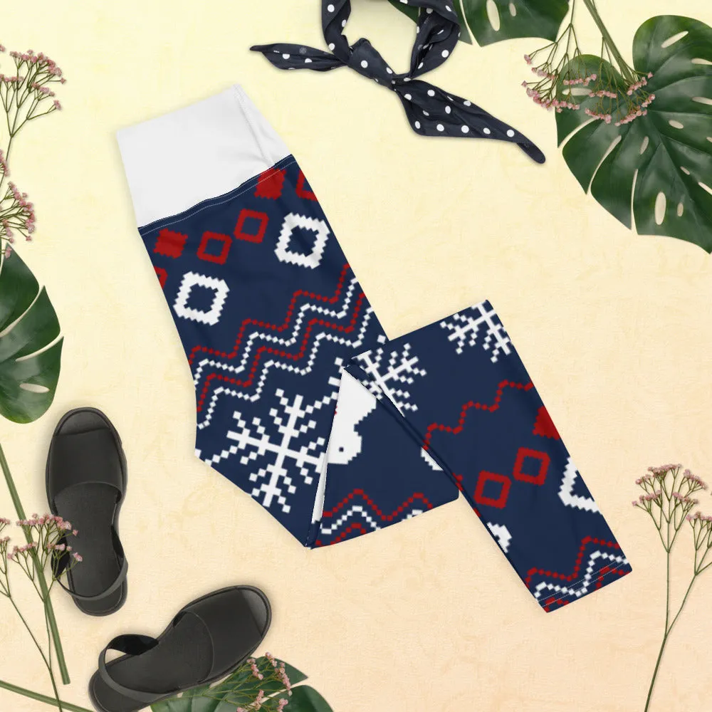Festive Christmas Yoga Leggings