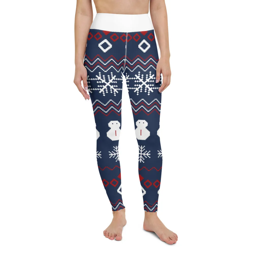 Festive Christmas Yoga Leggings