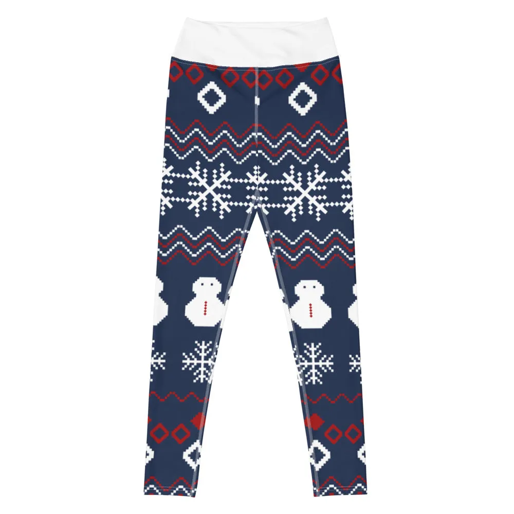 Festive Christmas Yoga Leggings