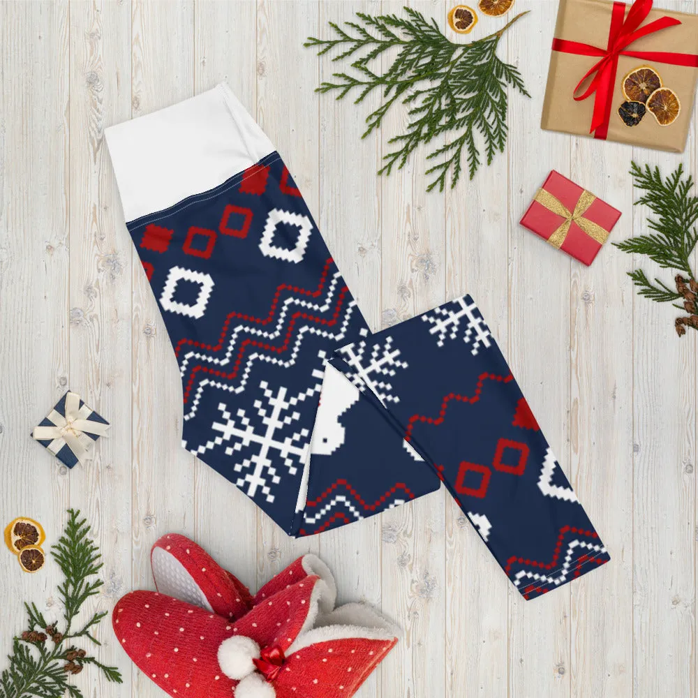 Festive Christmas Yoga Leggings