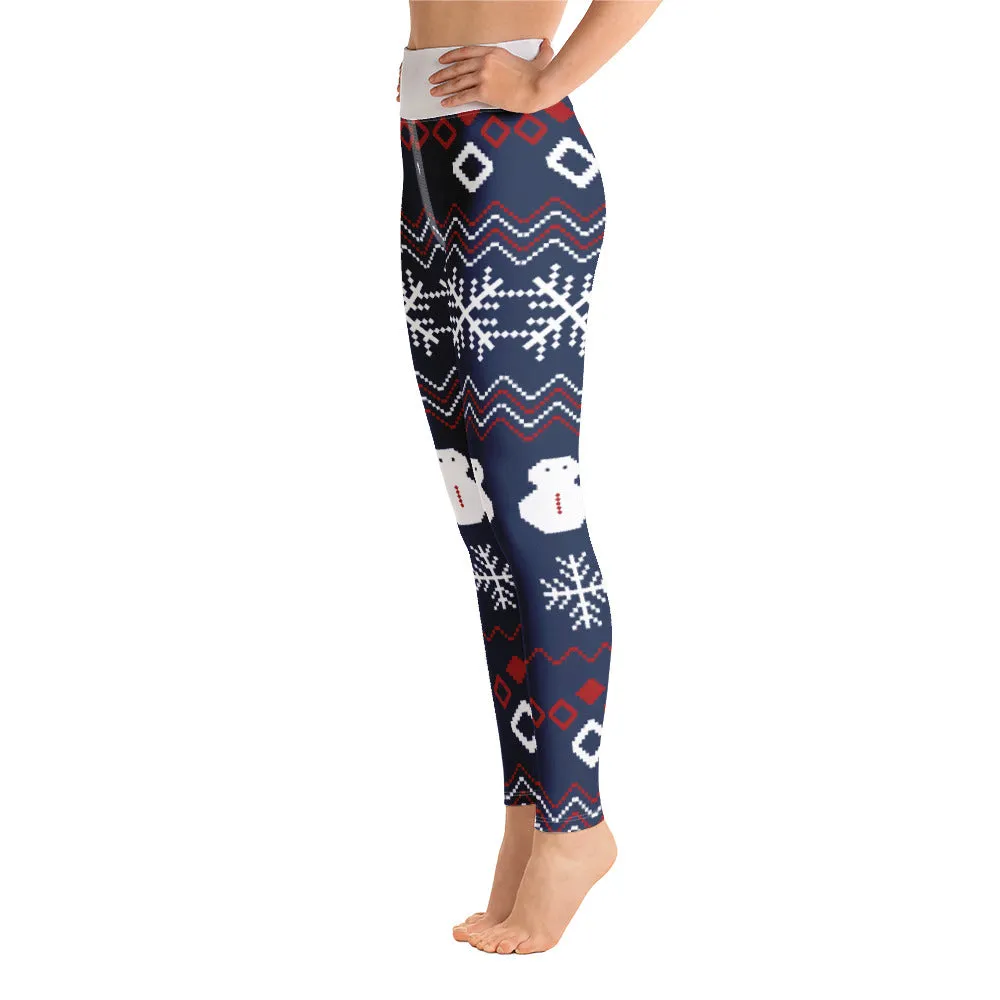 Festive Christmas Yoga Leggings