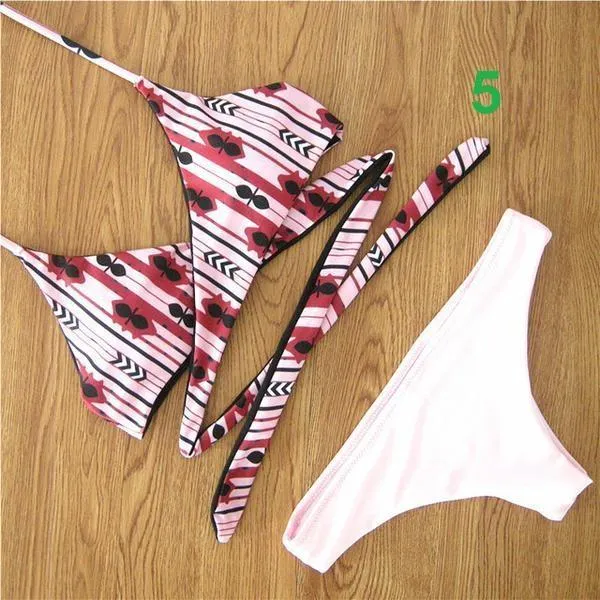 Floral Bandage Bikinis Set