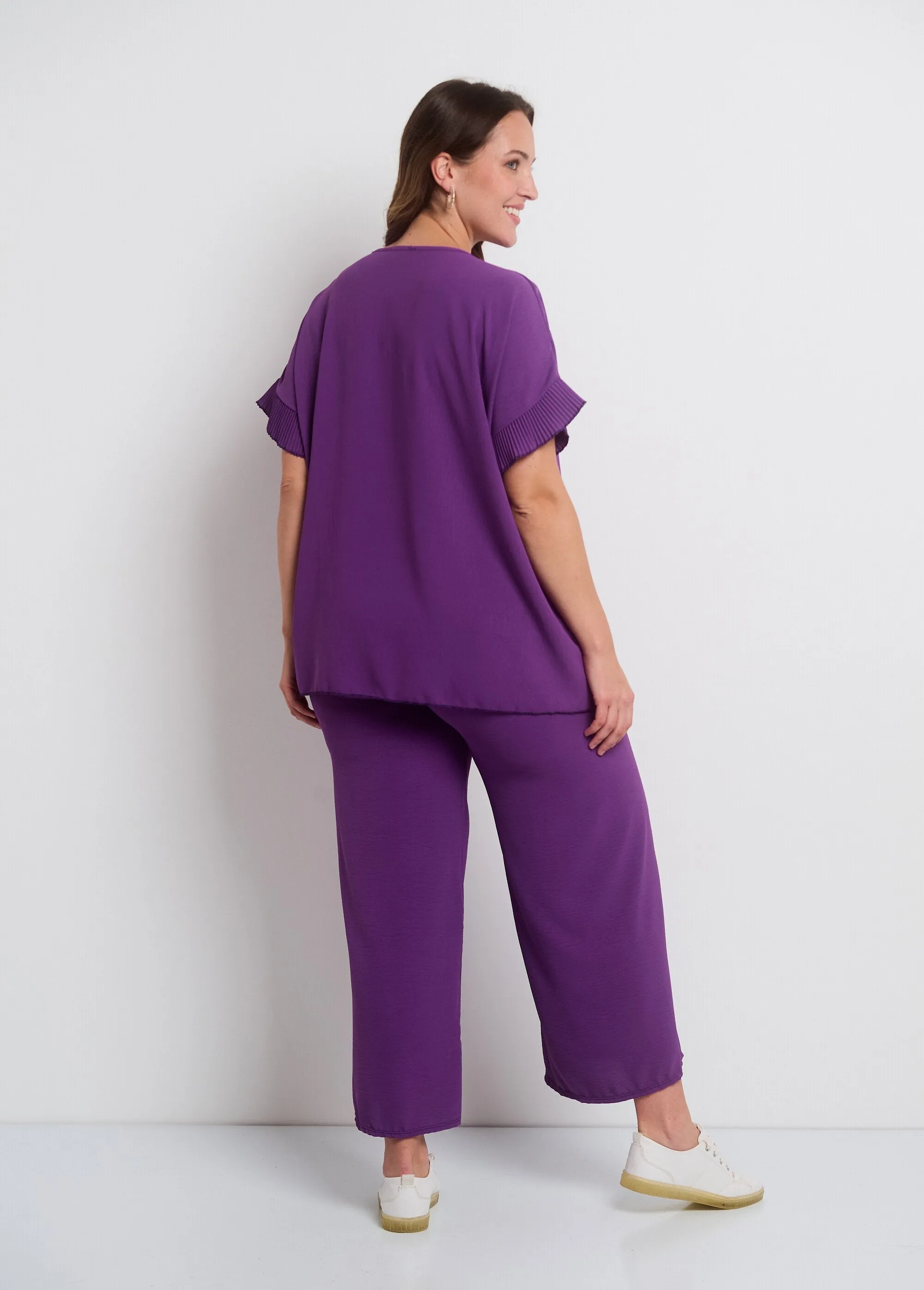 Flowing tunic and pants set