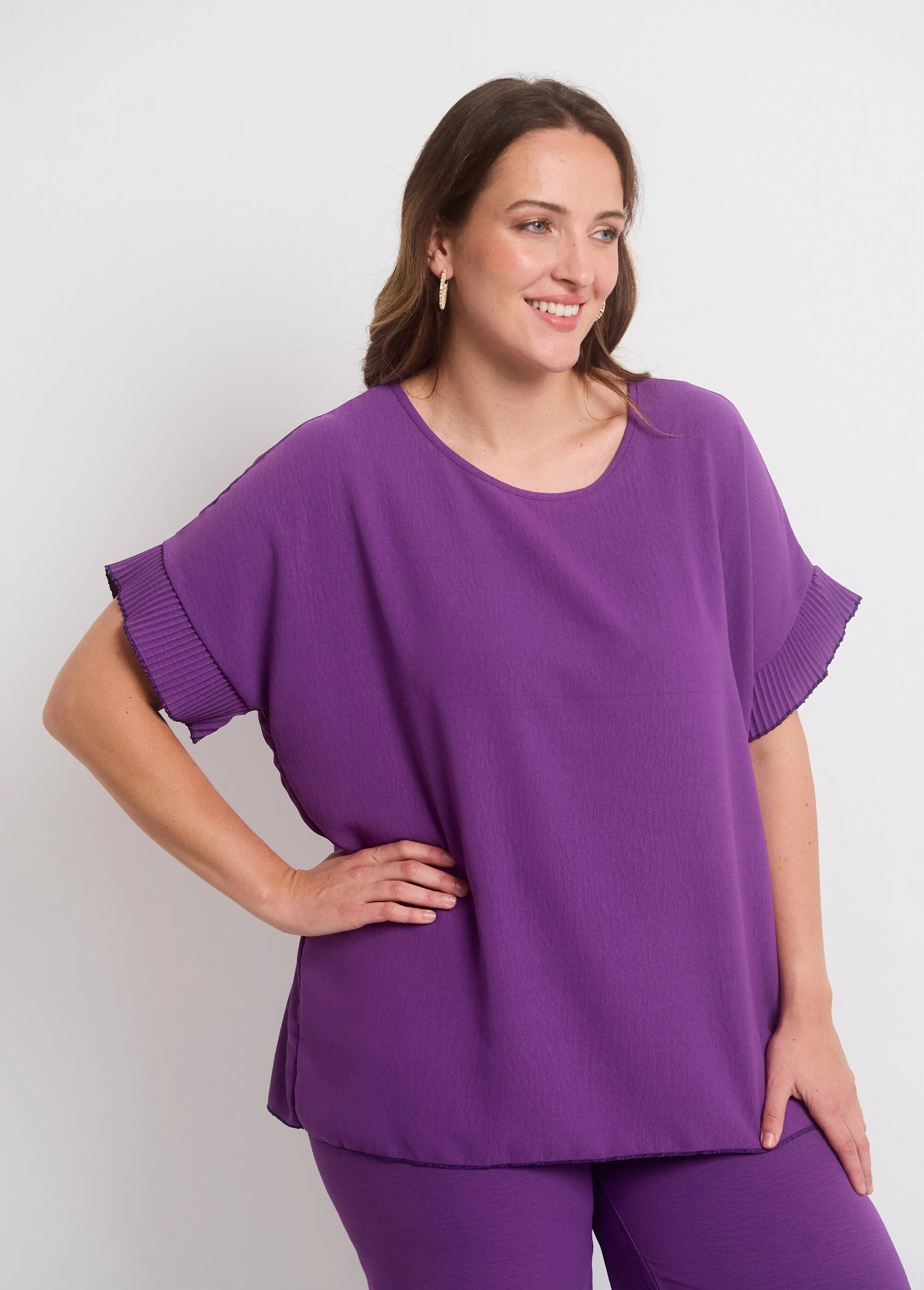 Flowing tunic and pants set