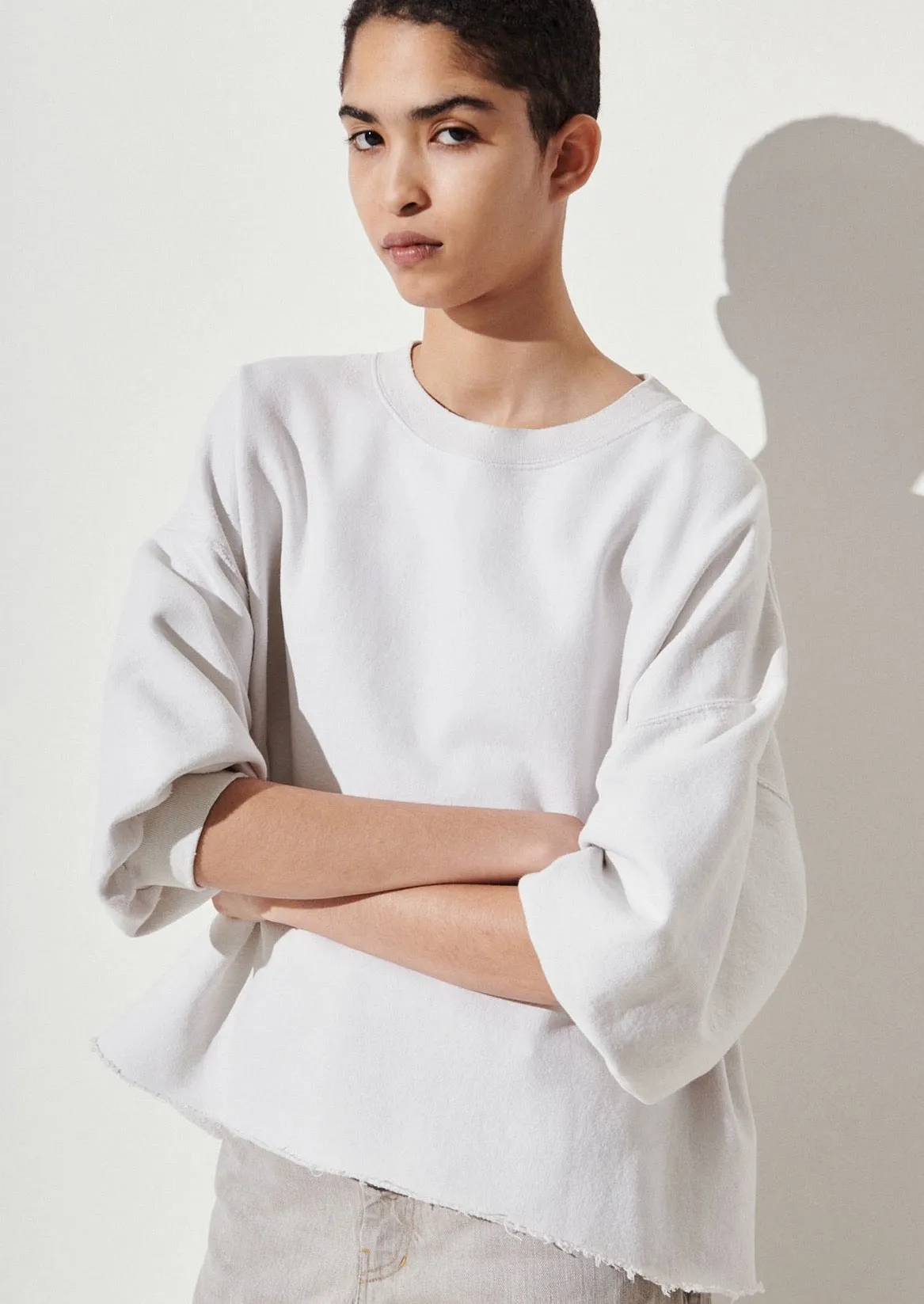 Fond Sweatshirt, Dirty White