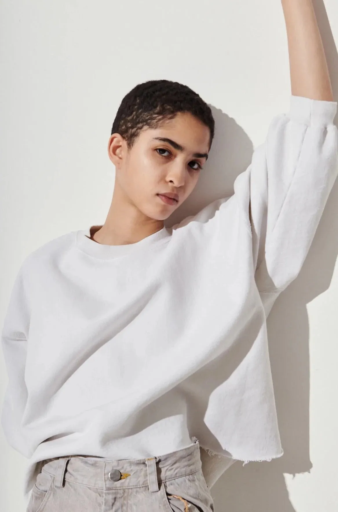 Fond Sweatshirt, Dirty White