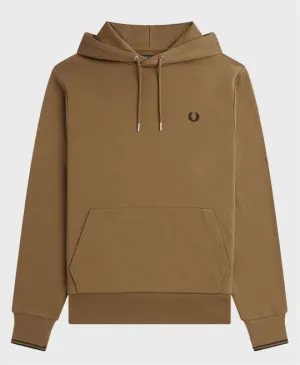 Fred Perry M2643 Tipped Hoodie Shaded Stone/Burnt
