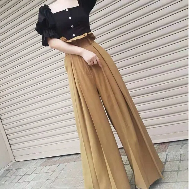 Full Length Trousers High Waist