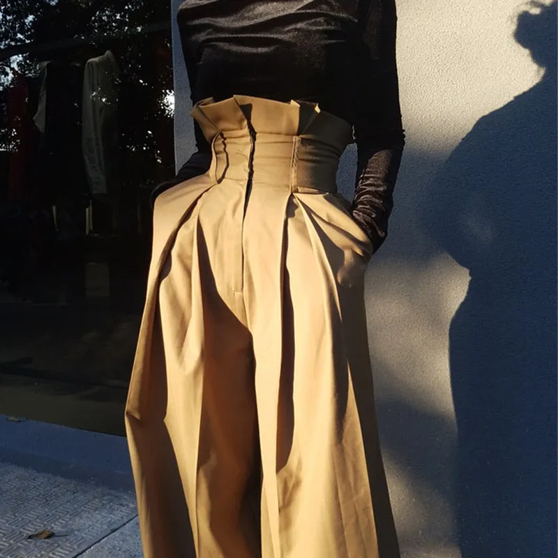 Full Length Trousers High Waist