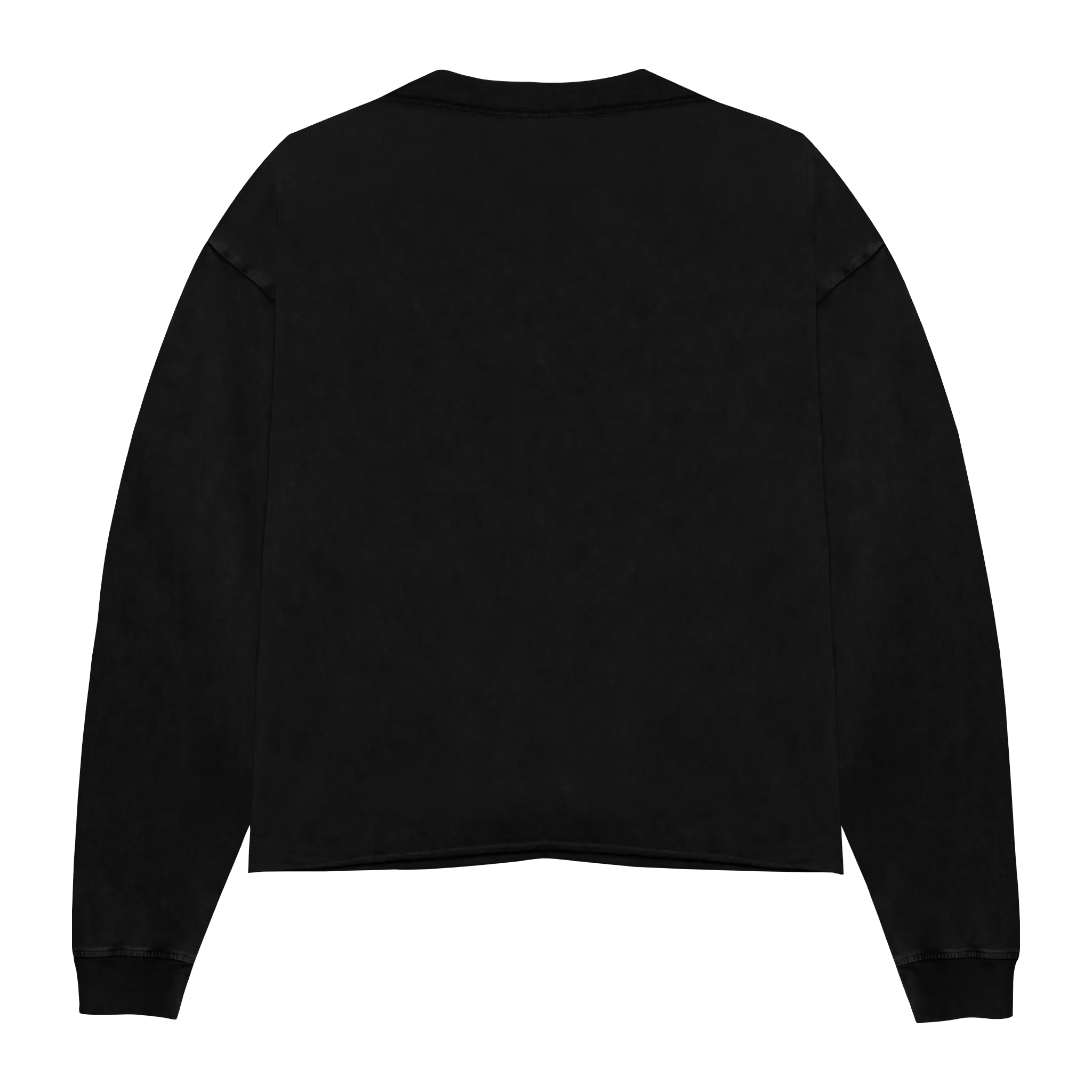Galaxy Cropped Crewneck Sweatshirt