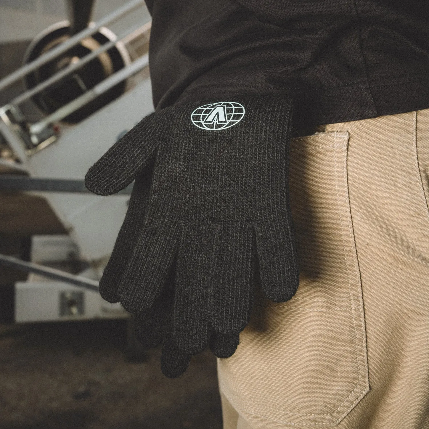 Gants Black Airline